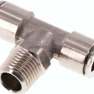 T-Steckanschluss R 1/4"-8mm, IQS-Edelstahl