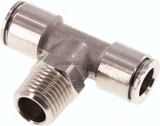 T-Steckanschluss R 1/4"-8mm, IQS-Edelstahl