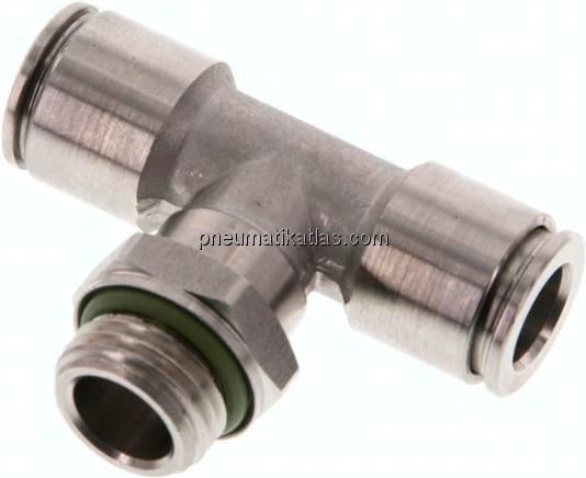 T-Steckanschluss G 1/4"-8mm, IQS-Edelstahl