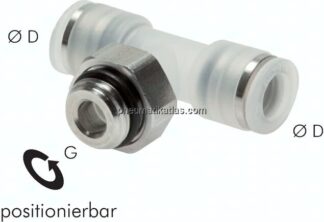 T-Steckanschluss G 1/8"-4mm, IQS-PP