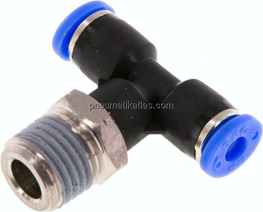 T-Steckanschluss NPT 1/4"-5/32" (3,97 mm), IQS-Inch