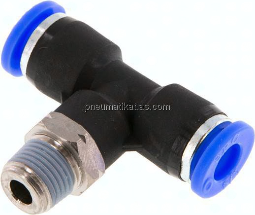 T-Steckanschluss NPT 1/8"-1/4" (6,35 mm), IQS-Inch