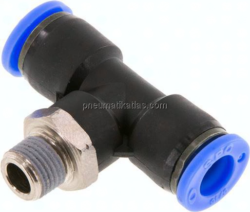 T-Steckanschluss NPT 1/8"-5/16" (7,94 mm), IQS-Inch