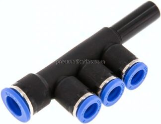 Steckanschluss-Mehrfachvert. 10mm-8mm, IQS-Standard