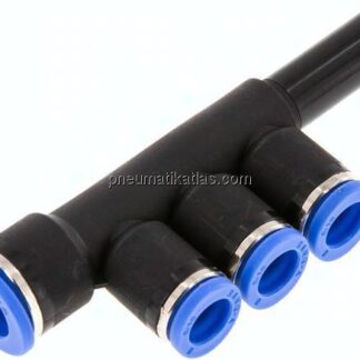 Steckanschluss-Mehrfachvert. 10mm-8mm, IQS-Standard