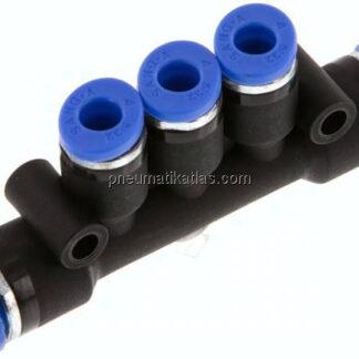 Steckanschluss-Mehrfachvert. 6mm-4mm, IQS-Standard