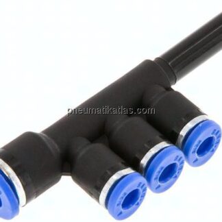 Steckanschluss-Mehrfachvert. 6mm-4mm, IQS-Standard