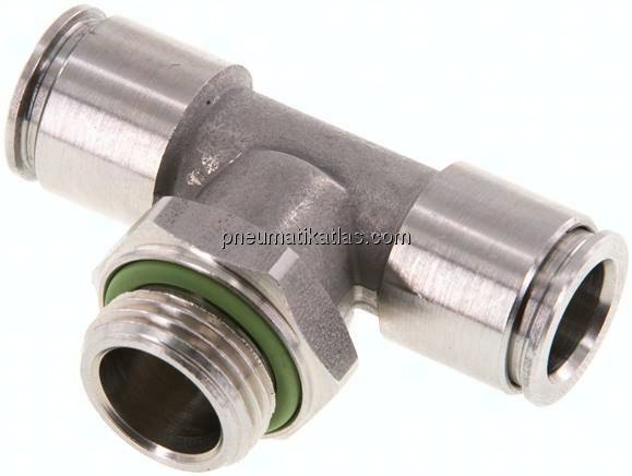 T-Steckanschluss G 3/8"-10mm, IQS-Edelstahl