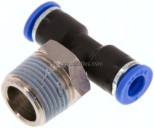 T-Steckanschluss R 3/8"-6mm, IQS-Standard