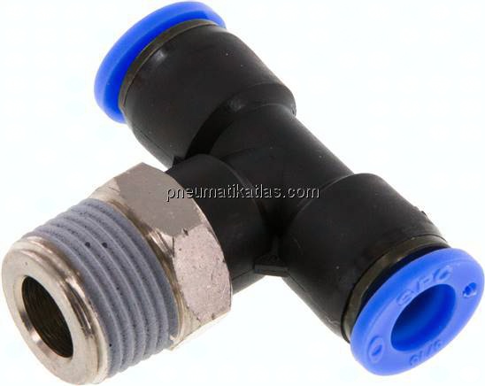 T-Steckanschluss NPT 3/8"-5/16" (7,94 mm), IQS-Inch