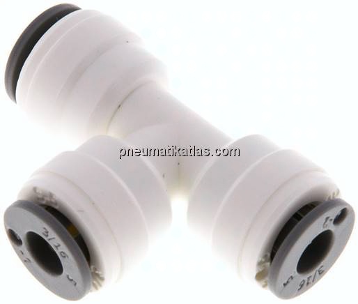 T-Steckanschluss 3/16" (4,76 mm)-3/16" (4,76 mm), IQS-LE (EPDM-Dichtung)