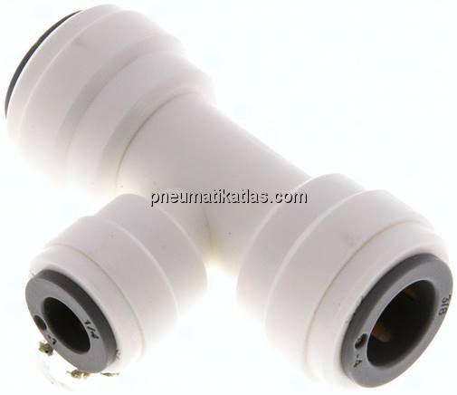 T-Steckanschluss 3/8" (9,52 mm)-1/4" (6,35 mm), IQS-LE (EPDM-Dichtung)