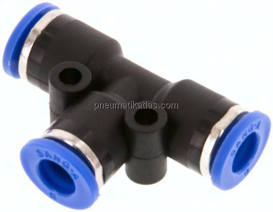 T-Steckanschluss 6mm-6mm, IQS- Stasndard
