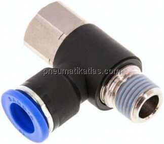 Winkel-Steckanschluss, I/A R 1/4"-10mm, IQS-Standard