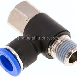 Winkel-Steckanschluss, I/A R 1/4"-10mm, IQS-Standard