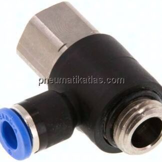 Winkel-Steckanschluss, I/A G 1/4"-6mm, IQS-Standard