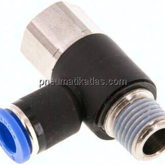 Winkel-Steckanschluss, I/A R 1/4"-8mm, IQS-Standard