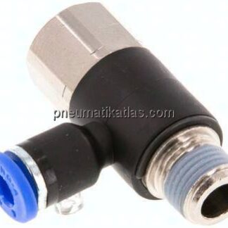 Winkel-Steckanschluss, I/A R 1/8"-4mm, IQS-Standard