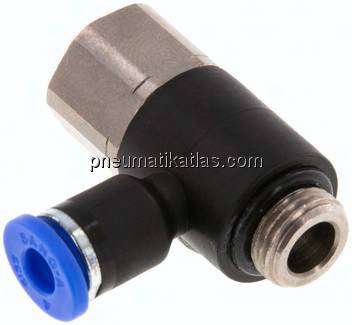 Winkel-Steckanschluss, I/A G 1/8"-4mm, IQS-Standard