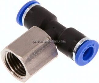 T-Steckanschluss, Innengew. G 1/4"-6mm, IQS-Standard
