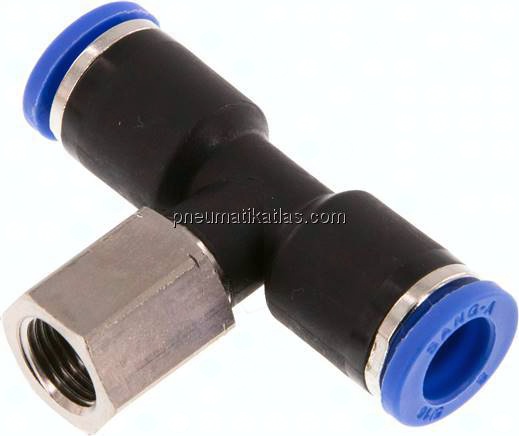 T-Steckanschluss, Innengew. G 1/8"-8mm, IQS-Standard