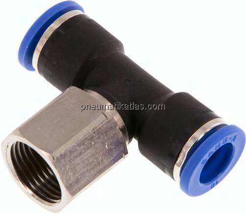 T-Steckanschluss, Innengew. G 3/8"-10mm, IQS-Standard