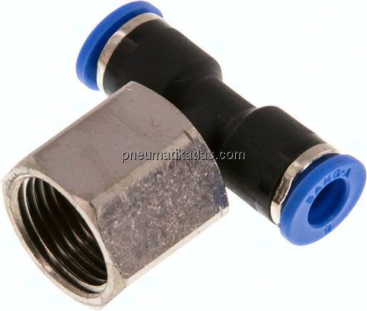 T-Steckanschluss, Innengew. G 3/8"-6mm, IQS-Standard