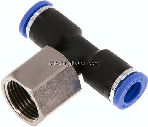 T-Steckanschluss, Innengew. G 3/8"-8mm, IQS-Standard