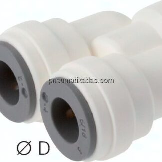 U-Steckanschluss 8mm, IQS-LE (EPDM-Dichtung)