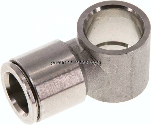 Steckanschluss, L-Ringstück G 1/4"-10mm, IQS-Edelstahl
