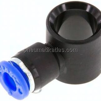 Steckanschluss, L-Ringstück G 1/4"-6mm, IQS-Standard
