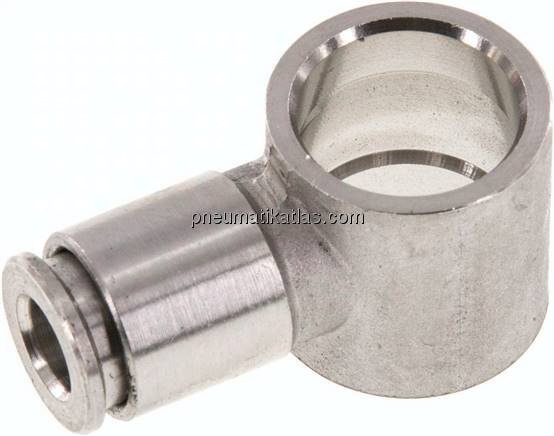 Steckanschluss, L-Ringstück G 1/4"-6mm, IQS-Edelstahl