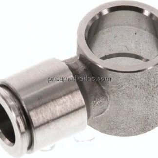 Steckanschluss, L-Ringstück G 1/4"-8mm, IQS-Edelstahl