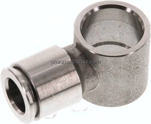Steckanschluss, L-Ringstück G 1/4"-8mm, IQS-Edelstahl