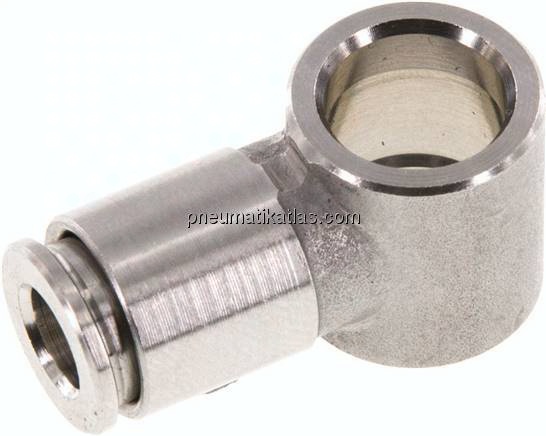 Steckanschluss, L-Ringstück G 1/8"-6mm, IQS-Edelstahl