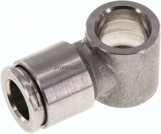 Steckanschluss, L-Ringstück G 1/8"-8mm, IQS-Edelstahl