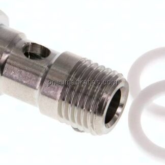 Hohlschraube für IQS-Ringstücke, G 1/4", Edelstahl