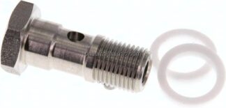 Hohlschraube für IQS-Ringstücke, G 1/8", Edelstahl