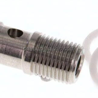 Hohlschraube für IQS-Ringstücke, G 1/8", Edelstahl