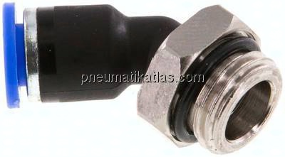 45°-Steckanschluss G 1/4"-6mm, IQS-Standard