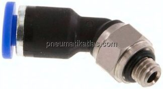 45°-Steckanschluss M 5-4mm, IQS-Standard