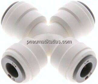Kreuz-Steckanschluss 1/4" (6,35 mm), IQS-LE (EPDM-Dichtung)