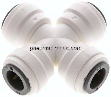Kreuz-Steckanschluss 3/8" (9,52 mm), IQS-LE (EPDM-Dichtung)