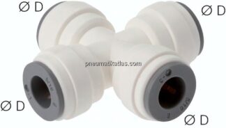 Kreuz-Steckanschluss 4mm, IQS-LE (EPDM-Dichtung)