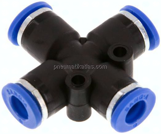 Kreuz-Steckanschluss 6mm, IQS-Standard