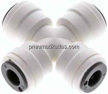 Kreuz-Steckanschluss 6mm, IQS-LE (EPDM-Dichtung)