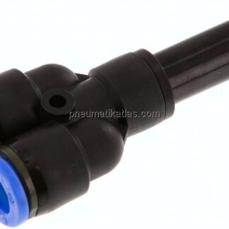 Y-Steckanschluss 10mm Stecknippel, 8mm Schlauch