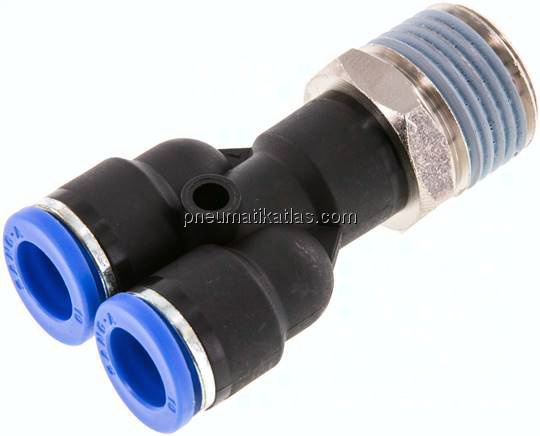 Y-Steckanschluss R 1/2"-10mm, IQS-Standard