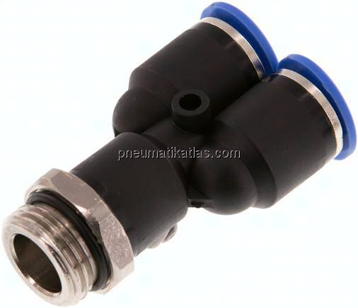 Y-Steckanschluss G 1/2"-12mm, IQS-Standard