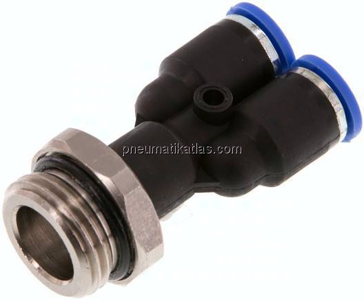 Y-Steckanschluss G 1/2"-8mm, IQS-Standard